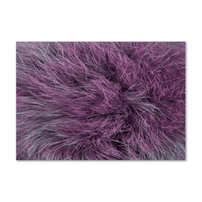 Pink Fur - Wrapped Canvas Print