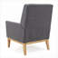 Fauteuil d'appoint confortable à dossier haut KD pour adultes, siège rembourré pour salon, chambre à coucher