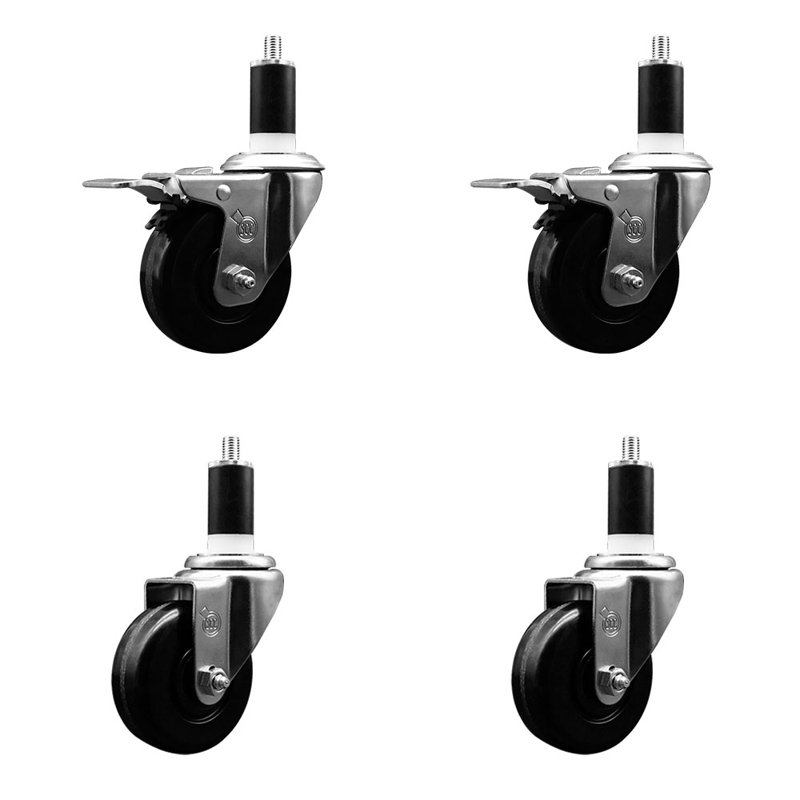 Ensemble de roulettes Phenolic, 3,5 po x 1-3 / 8 po