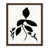 Cadre en grain de bois noyer