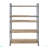 Hankey Etagere Bookcase in Oak and Sandy Black-183771937