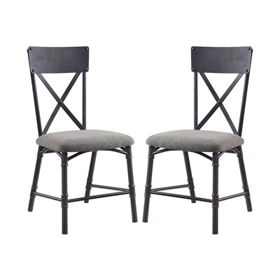 Ensemble de 2 chaises de salle à manger avec coussin de siège et Y