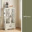 Lighted Glass Curio Cabinet With Adjustable Shelves - Elegant 2-Door Display Cabinet & Built-In Drawer, Includes Bulb-94693626