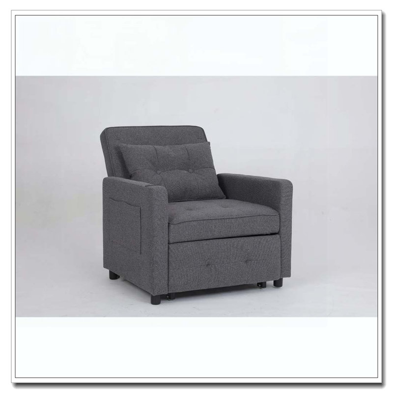 Fauteuil-lit ajustable Sleeper Chair 3-en-1, Gris ancien
