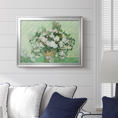 Roses-Vincent van Gogh-Framed Gallery Wrapped Canvas-1890
