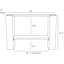 Torelli 46'' W Marble Console Table