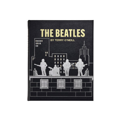 The Beatles Leather Bound Special Edition Coffee Table Book