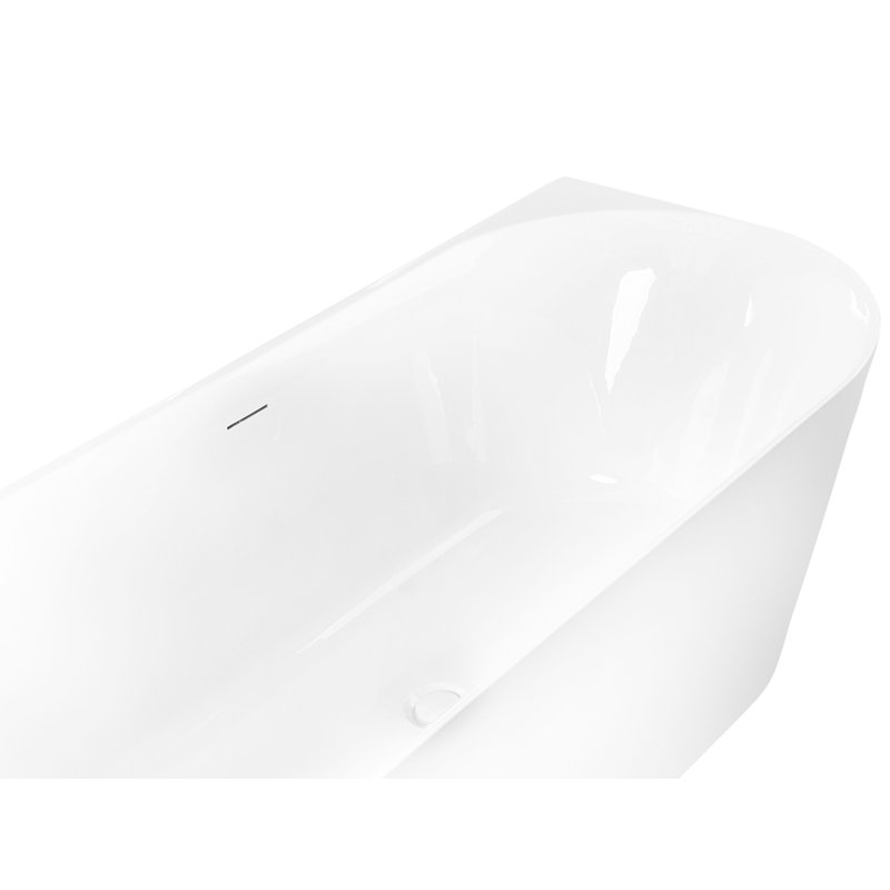 Mahone 1700mm x 790mm Corner Soaking Bathtub