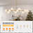 12-light Dimmable Chandelier Modern Chandelier Linear Chandelier Dining Room Chandelier
