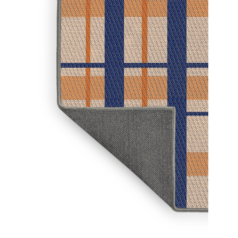 Plaid Indoor Rug, Rectangle 2' x 4'