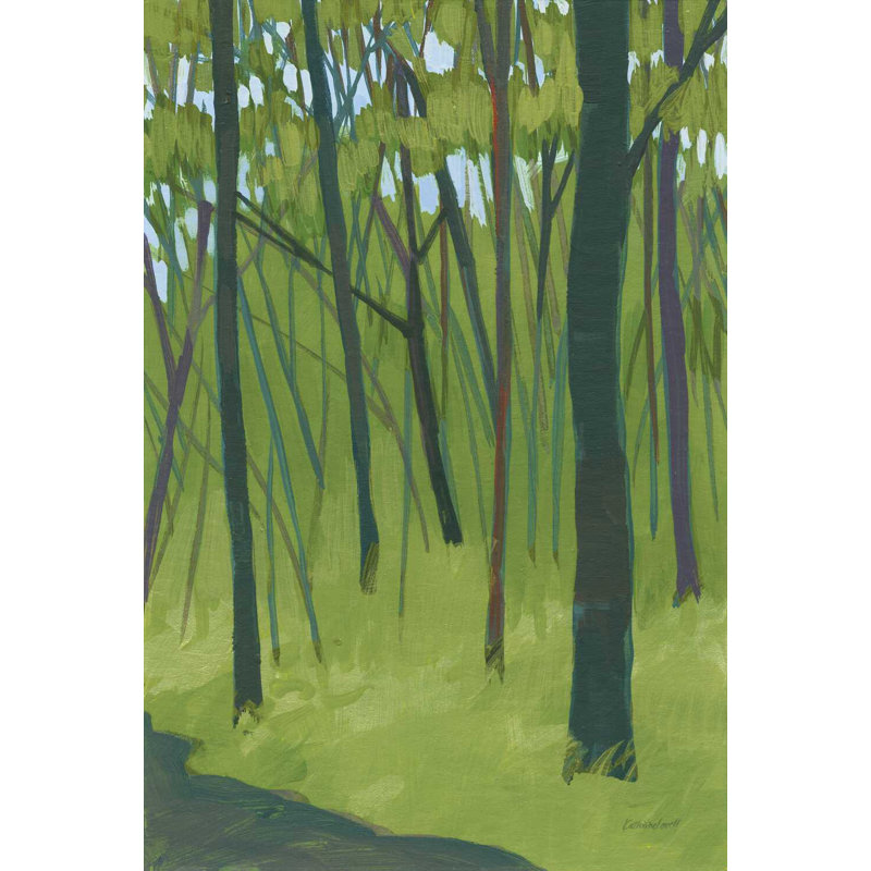 Printemps bois vert foncé, H 48 po x l 32 po x P 1,25 po