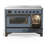 Majestic III Series 48 Inch Induction Range with 6 Induction Elements in Blue Grey (Burnished Trim)-124828922-124828926