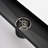 Linear Grid Shower Drain With Leveling Feet In Matte Black