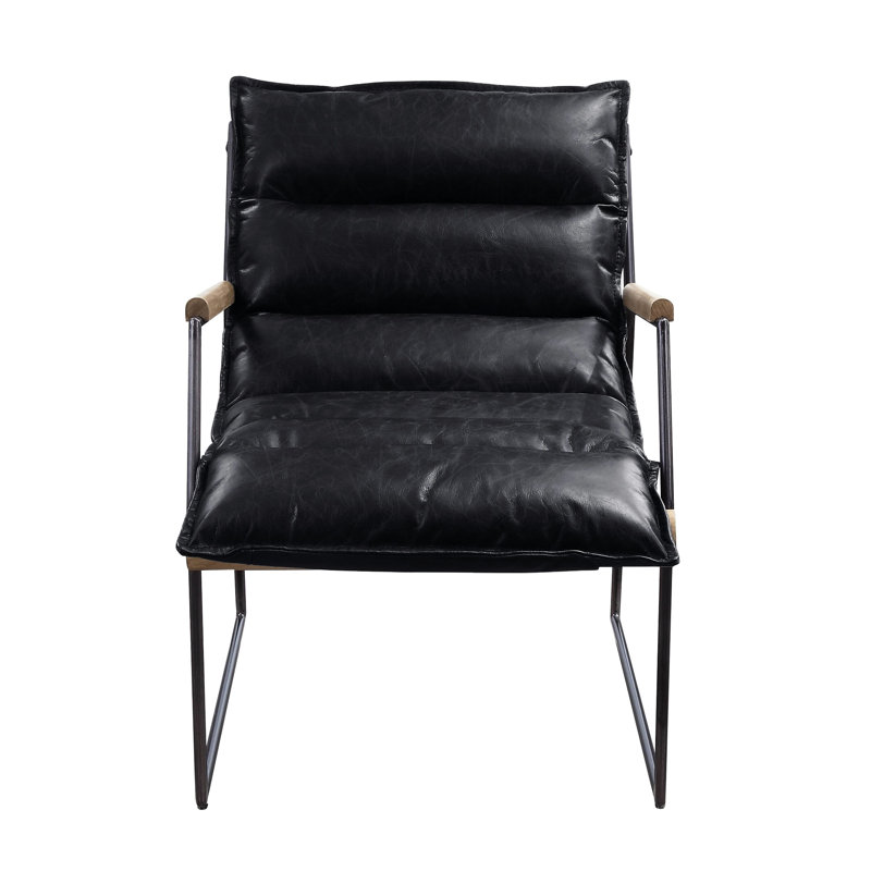 Fauteuil luge en cuir confortable et moderne