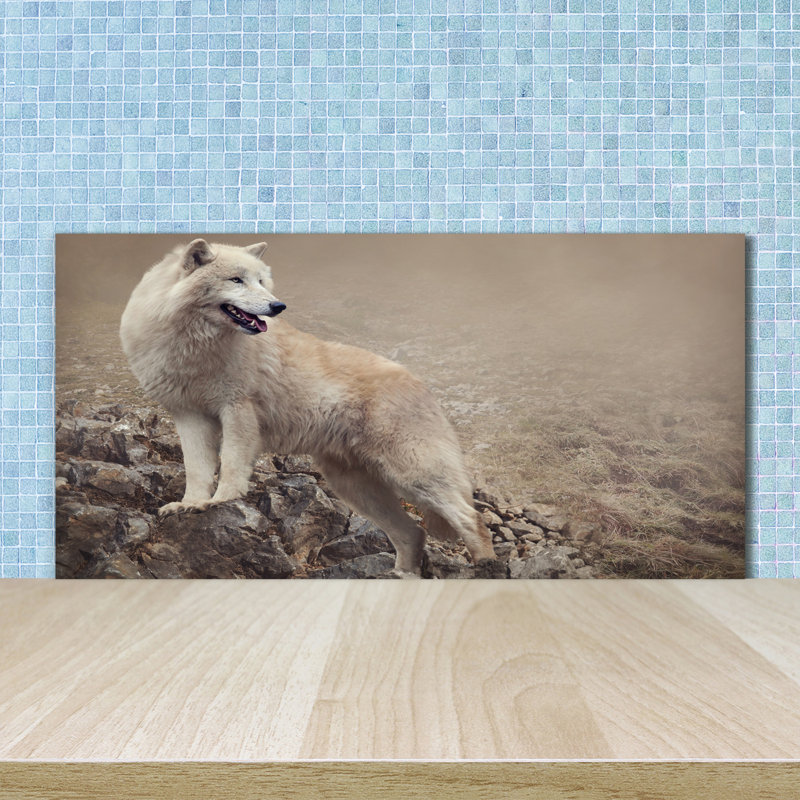 50cm W x 100cm L Glass Peel and Stick Panel