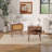 Rotating Hidden Compartment Nightstands, Mid-Century Retro Modern Concealment Furniture, Rattan Bed Side Table (Nightstand Compatible), Compartment End Table With Wood Legs, Bedside Table