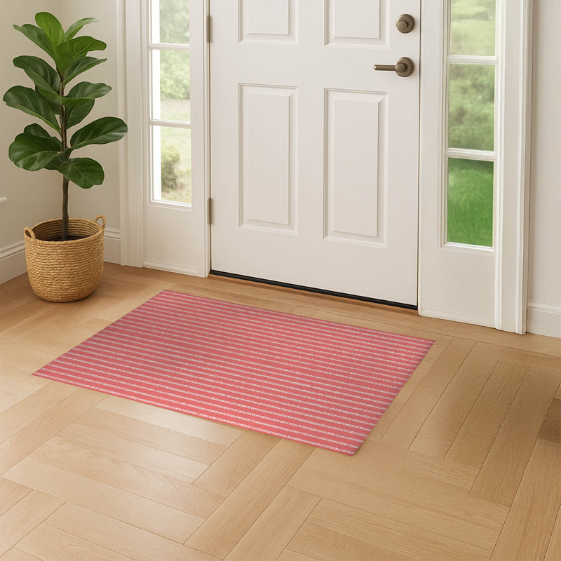 Paillasson Scatter Row, Dusty Rose, 84" W x 60" L