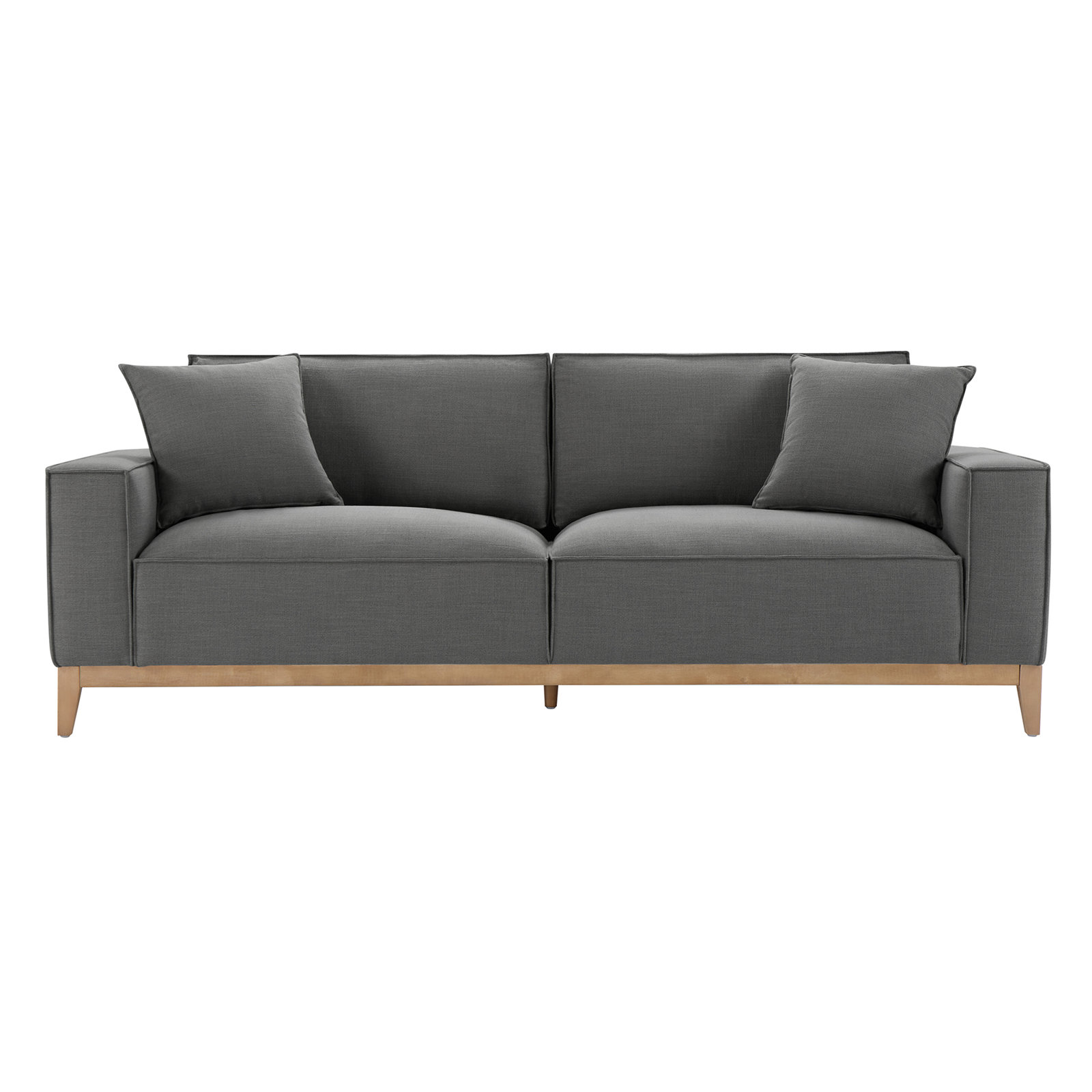 Nicky 2-Piece Linen Living Room Set, Effie Smoke