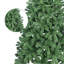 Arbre de Noël artificiel avec pointes en PVC, structure à charnières et support en métal - Arbre de vacances vert complet pour la décoration de bureau, d'appartement ou de fête-1014288914