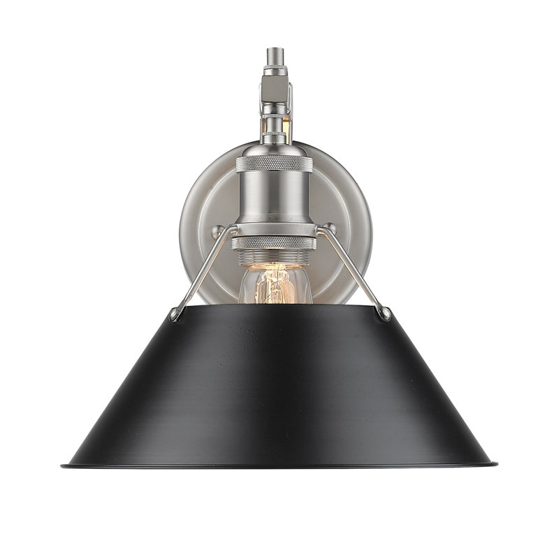 Addisynn Steel Spotlight, Pewter, Black