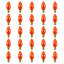 Ampoules de remplacement transparentes pour Noël C9-1063745101-1063745100