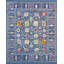 Oriental Area Rug in Navy