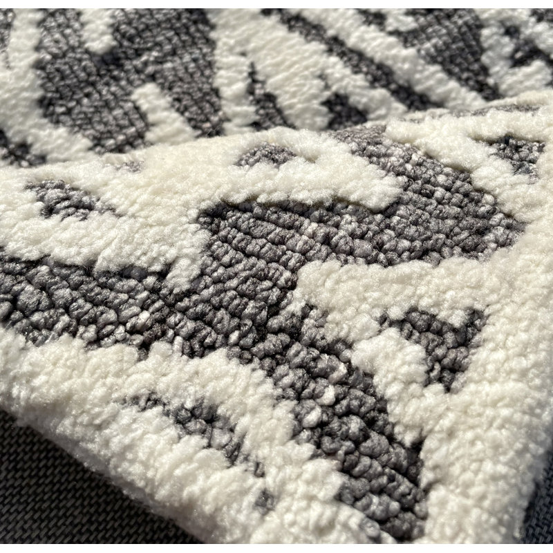 Tapis beige / beige / ivoire / gris Boho Farmhouse, Rectangle 10 pi x 13 pi