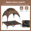 Outdoor Dog Bed Removable Canopy Pets-213483438-147870566