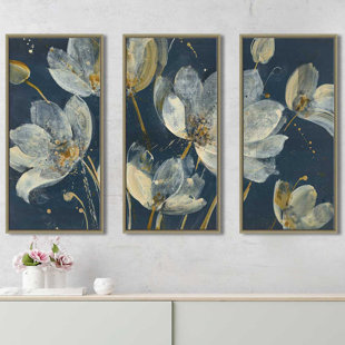 " Translucent Garden " 3 - Pieces Painting Print