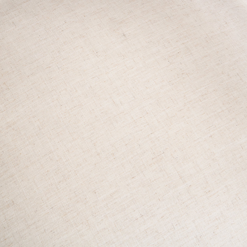 Chassidi Wood And Rattan Upholstered Arm Chairs, Natural Wood/Beige