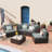 5-piece wicker patio conversation sets with cushions-321266834-329053541-329053542