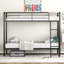 Bunk Bed with Built-in Ladder Included-81026416