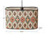 Luminaire suspendu en bambou Ikat Elegance