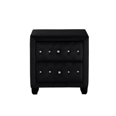 Judon Wooden Nightstand with drawer
