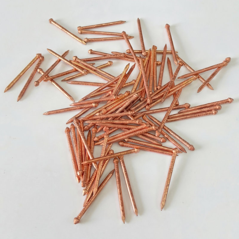 Cone Head Nails, Copper