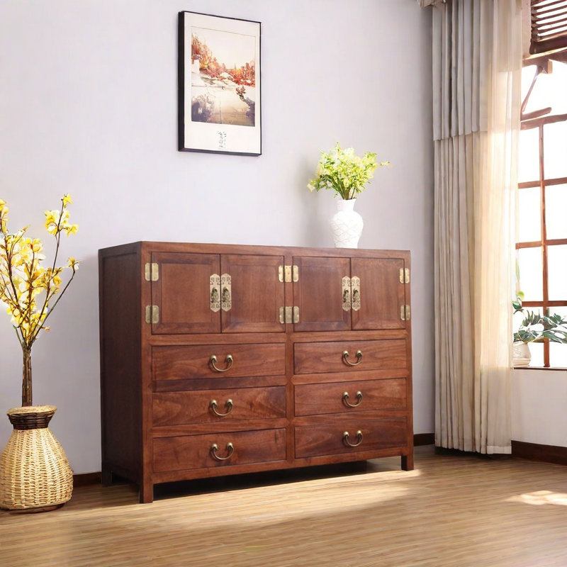 Buffet décoratif rétro exquis, Brun