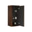 Striped Walnut Bathroom Floating Side Cabinet