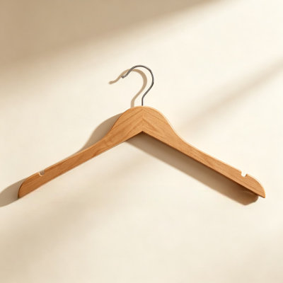 30 Pack Natural Wooden Hangers For Clothes - Heavy Duty Wood Hangers With Non-Toxic Coating, Smooth Finish For Shirts, Dresses, Pants, And Wardrobe Organization