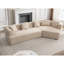 Canapé modulaire minimaliste Boneless avec combinaison libre et sièges confortables-1758849595