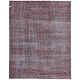 Wool Moroccan Area Rug in Red