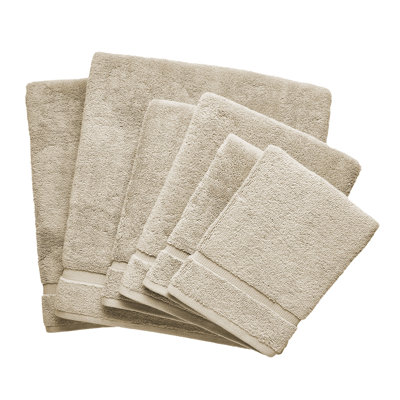 Ensemble de serviettes 6 pièces 100% coton super doux