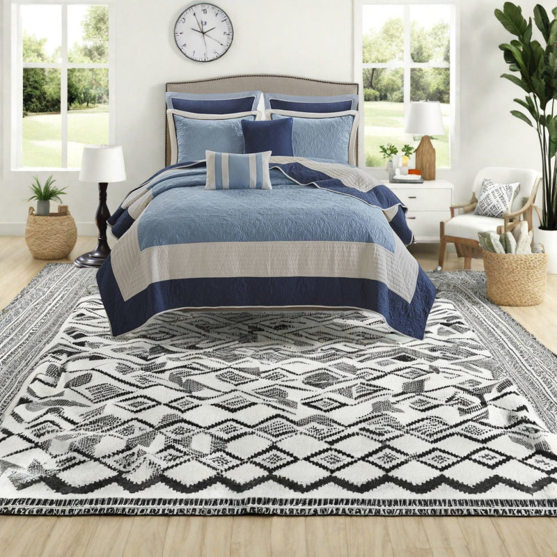 Ensembles de literie luxueux en microfibre multicolore, style traditionnel réversible pour le confort de la maison