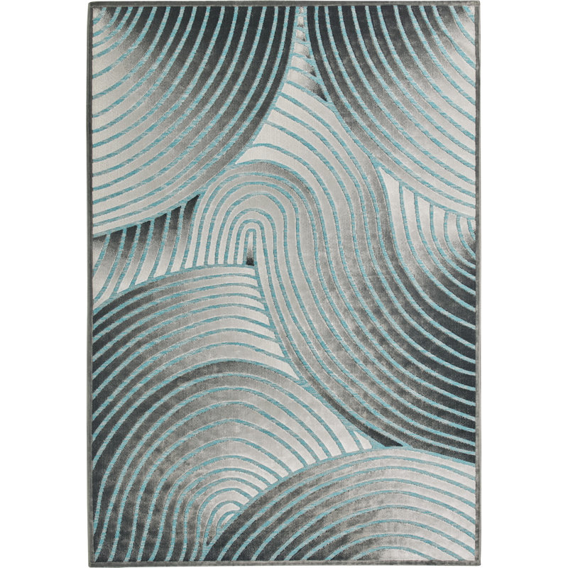 Civan Abstract Flat Weave Area Rug, Rectangle 160 x 235 cm
