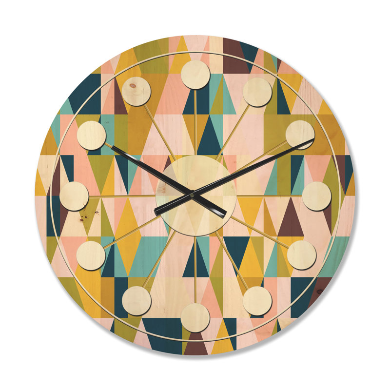 Horloge murale triangulaire I, Petit