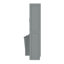 Gris, lit double, lit escamotable, rabattable sur le côté, tablette sous le lit, chambre d'amis, style, fonctionnalité, rangement essentiel, garde-robe encastrée personnalisable, élégance épurée, rangement spacieux, design