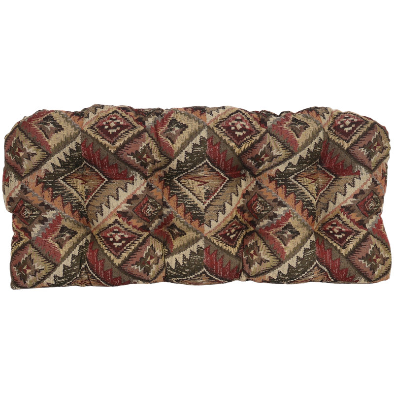 Ensemble de coussins de canapé tapisserie à dossier arrondi (ensemble de 3)