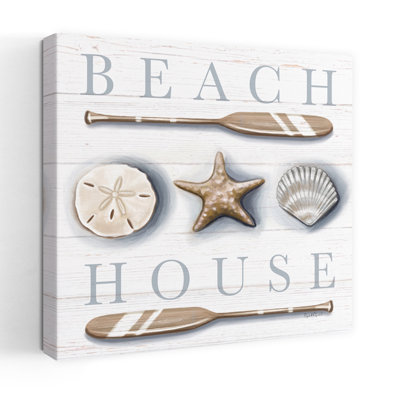 Beach House Coastal Beach House Typography Art