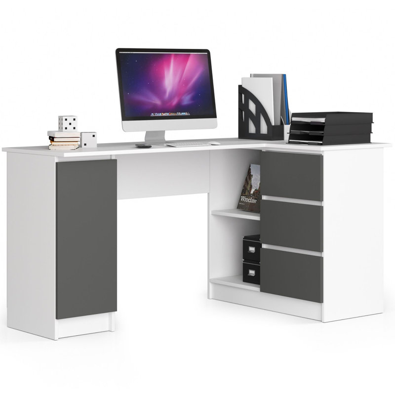 Sohib L-Shaped Desk, Right