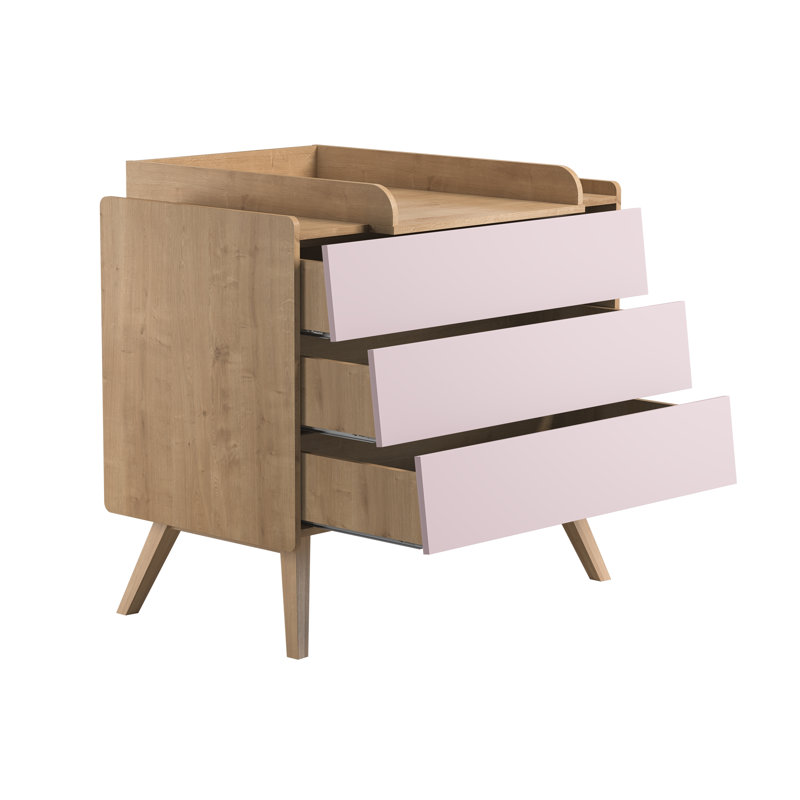 Antoine Dresser, Oak/Light Pink