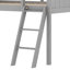 Lit mezzanine bas en bois avec échelle, l'échelle peut être placée à gauche ou à droite-329097010-329097012